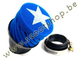 Stage 6 Luchtfilter - Blauw - 48mm.